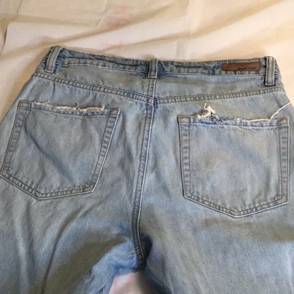 GARAGE 07 HIGH RISE WIDE STRAIGHT CROPPED LEG JEANS - Picture 3 of 6